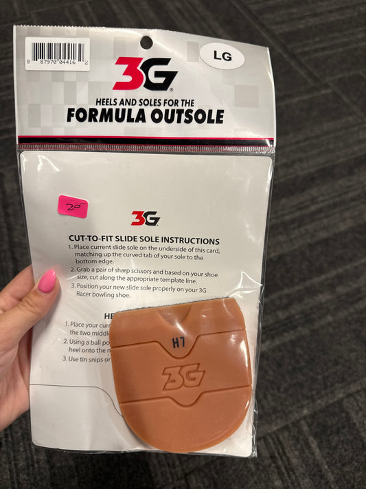 3G heels and soles for the formula outsole H7