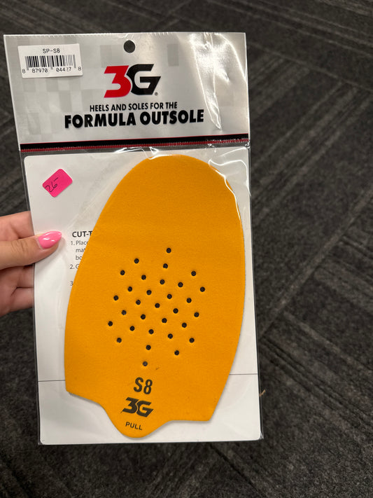 3G Heels and Soles for the Formula Outsole S8